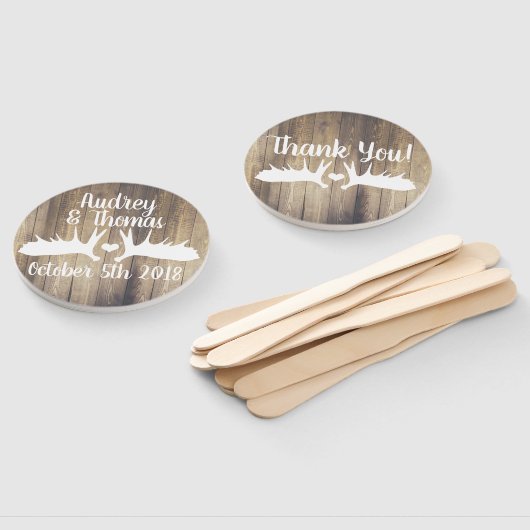 Rustikales Leichtbauholz & Weißmammernschildkröten Fächer (Non-assembled)