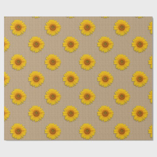 Rustikales Leinwand-und Geschenkpapier (Flach)