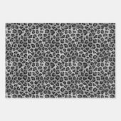 Rustikales Leopard-Papier Geschenkpapier Set (Vorderseite 2)