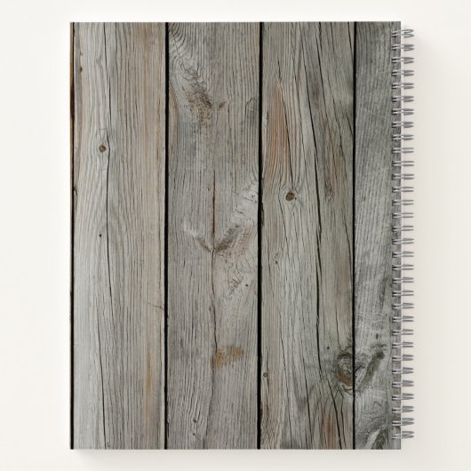 Rustikales Leuchtturm Notizblock (Rückseite)