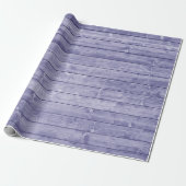Rustikales Lila Holzumschlagpapier Geschenkpapier (Ungerollt)