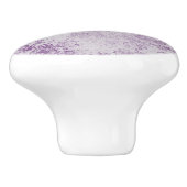 rustikales Lila, Shabby Chic, blasser Lavendel mit Keramikknauf (Seitenansicht)