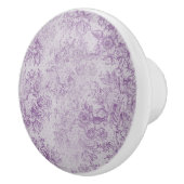 rustikales Lila, Shabby Chic, blasser Lavendel mit Keramikknauf (Rechts)