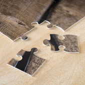 Rustikales Lilac Floral Bouquet aus Glas Vase Puzzle (Seite)