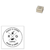 Rustikales Logo auf Trends |Kunsthandwerker Gummistempel (Stempel)