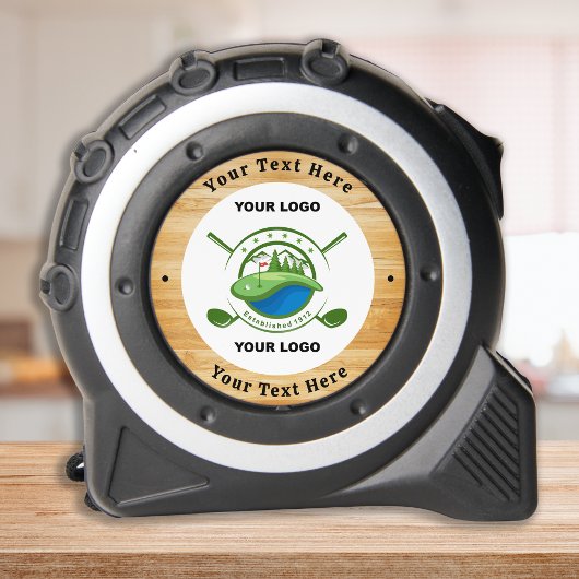 Rustikales Logo für das Unternehmen Maßband