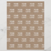 Rustikales Logo für einfache Geschäftsmodelle Flyer (Hinten)