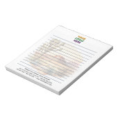 Rustikales Logo für Western-Szene Notizblock (Rotiert)