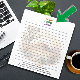 Rustikales Logo für Western-Szene Notizblock