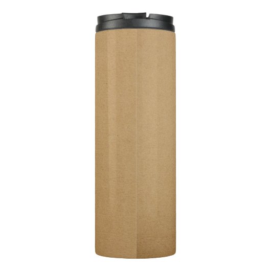 Rustikales Logo Unternehmen Corporate Company Kraf Thermosbecher (Rückseite)