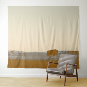 Rustikales Lone Buffalo Foto aus den Badlands Wandteppich