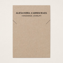 Rustikales Look Handmade Schmuck Necklace Display