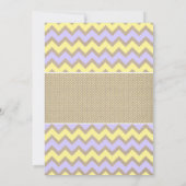 Rustikales MÄDCHEN Baby besprühen einladen, Einladung (Rückseite)