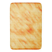 Rustikales Mango-Gelb wie strukturierte Malerei Badematte (Vorderseite Vertikal)