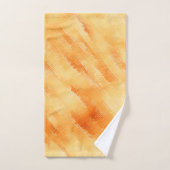 Rustikales Mango-Gelb wie strukturierte Malerei Badhandtuch Set (Handtuch)