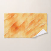 Rustikales Mango-Gelb wie strukturierte Malerei Badhandtuch Set (Handtuch)