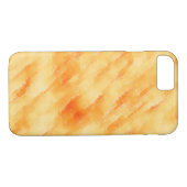 Rustikales Mango-Gelb wie strukturierte Malerei Case-Mate iPhone Hülle (Rückseite (Horizontal))