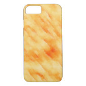 Rustikales Mango-Gelb wie strukturierte Malerei Case-Mate iPhone Hülle (Rückseite)