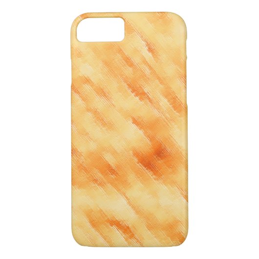 Rustikales Mango-Gelb wie strukturierte Malerei Case-Mate iPhone Hülle (Rückseite)