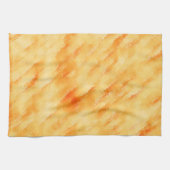 Rustikales Mango-Gelb wie strukturierte Malerei Geschirrtuch (Horizontal)