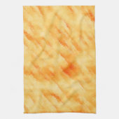 Rustikales Mango-Gelb wie strukturierte Malerei Geschirrtuch (Vertikal)