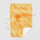 Rustikales Mango-Gelb wie strukturierte Malerei Golfhandtuch (Insitu)