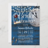 Rustikales Märchenwald-Brautparty Einladung (Vorderseite)