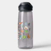 Rustikales Marktmodell Trinkflasche (Rückseite)