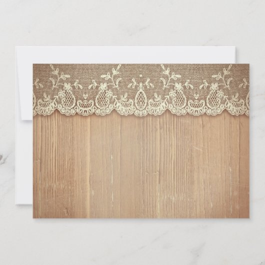 Rustikales Mauritius-Glas-Hydrangea-Hochzeit Einladung (Rückseite)