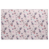 Rustikales Mauve Pink & Plum Floral Trenddesign Stoff (Fat Quarter (45,7 x 55,9 cm))