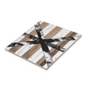 Rustikales Mehrholz-Weiß- und Braunstüren Fliese (Seite)