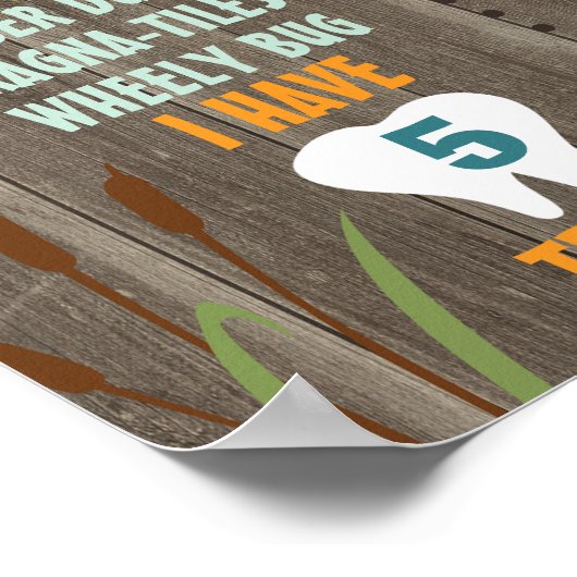 Rustikales Meilenstein-Poster Poster (Ecke)