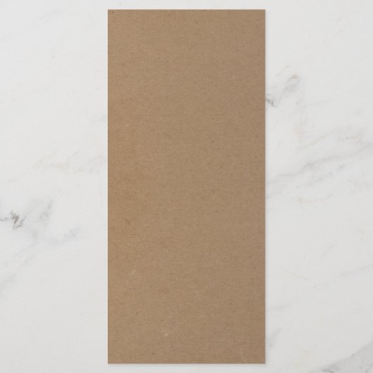 Rustikales Menü für Hochzeiten oder andere Besonde Programm (Rückseite)