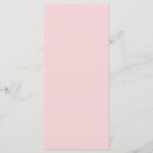 Rustikales Menü für Hochzeitsfeiern mit rosa Drape Menükarte (Rückseite)