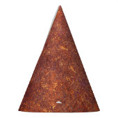 Rustikales Metall: strukturierte Oberfläche. Partyhütchen (Links)