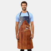 Rustikales Metall: Vintage Eisenstruktur. Schürze (Getragen)