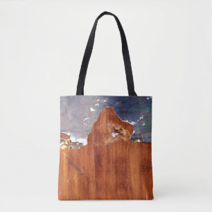 Rustikales Metall: Vintage Eisenstruktur. Tasche