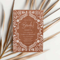 Rustikales mexikanisches Papel Picado-Brautparty