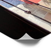 Rustikales Mexiko Altstadt Kirche von Balconi Poster (Ecke)