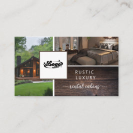 Rustikales Mietobjekt Küsten-Logo QR-Code Visitenkarte
