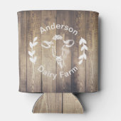 Rustikales Milchbauernholz Dosenkühler (Rückseite)