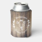 Rustikales Milchbauernholz Dosenkühler (Kanne Rückseite)