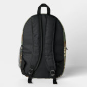Rustikales Militär-Tarnmuster Bedruckter Rucksack (Rückseite)