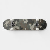 Rustikales Militär-Tarnmuster Skateboard (Horizontal)