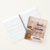 Rustikales Milk Can Country Wedbook Notizblock (Innenseite)