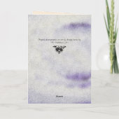 Rustikales Mistletoe Weihnachten Winter Solstice (Rückseite)