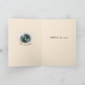 Rustikales Mistletoe Weihnachten Winter Solstice (Innenseite)