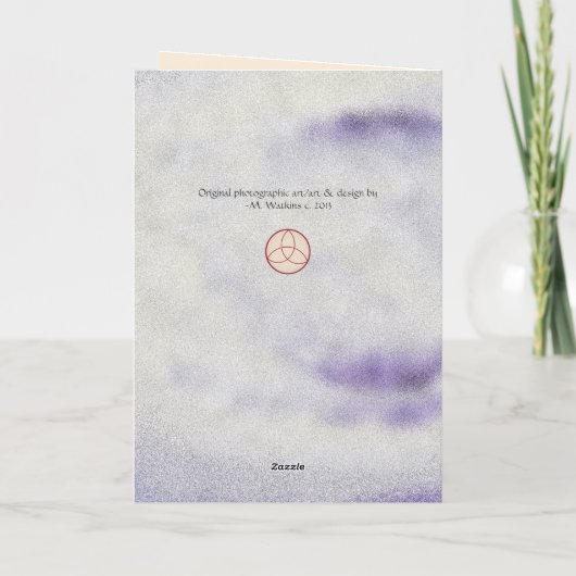 Rustikales Mistletoe Weihnachten Winter Solstice W (Rückseite)