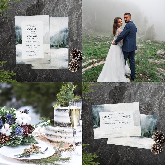 Rustikales Misty Mountain Lake Programm