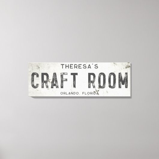 Rustikales modernes Bauernhaus Kunsthandwerksaal & Leinwanddruck (Vorderseite)